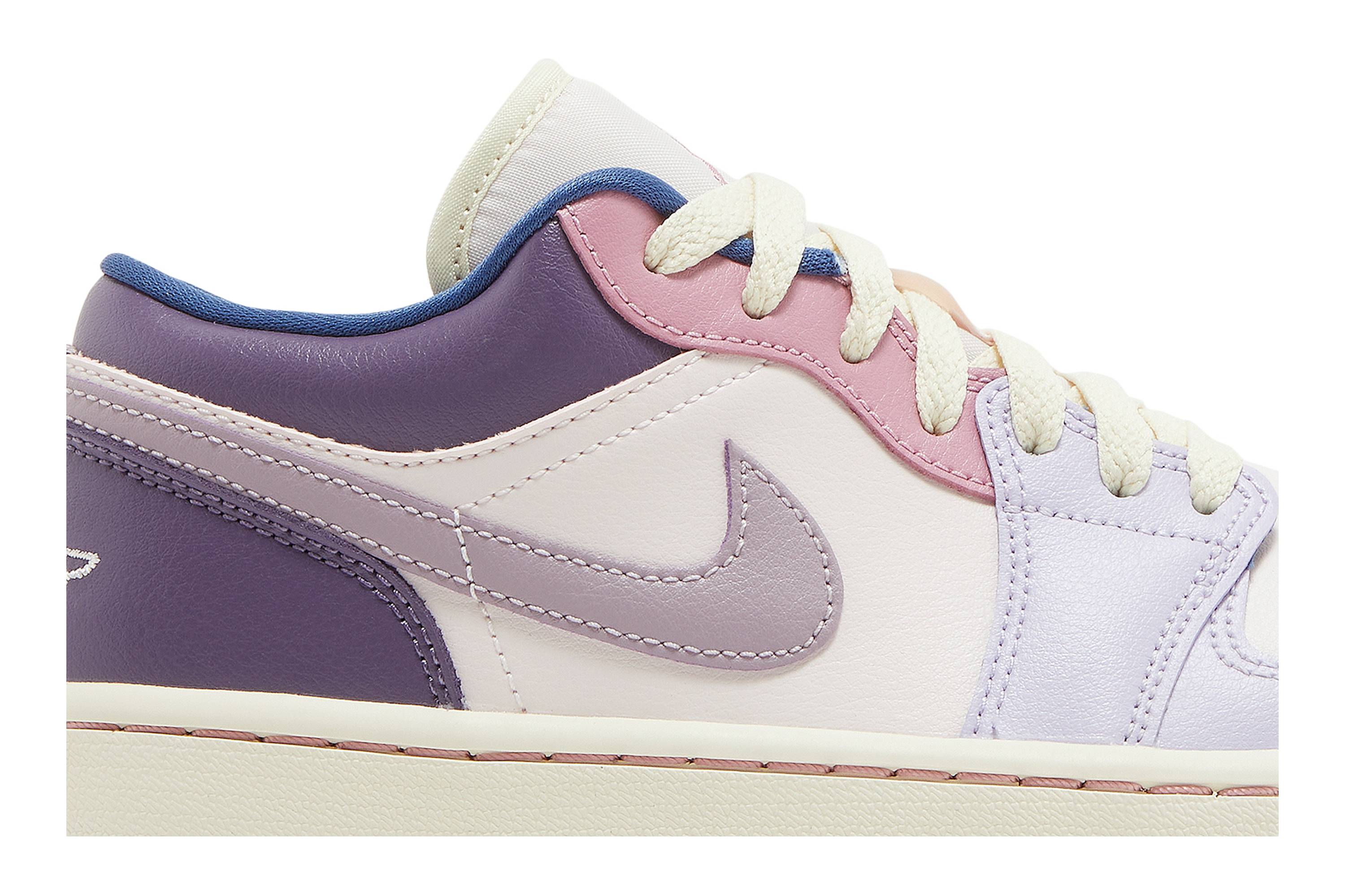 (Women) Air Jordan 1 Low Pastel Plum DZ2768-651 Nicesnk