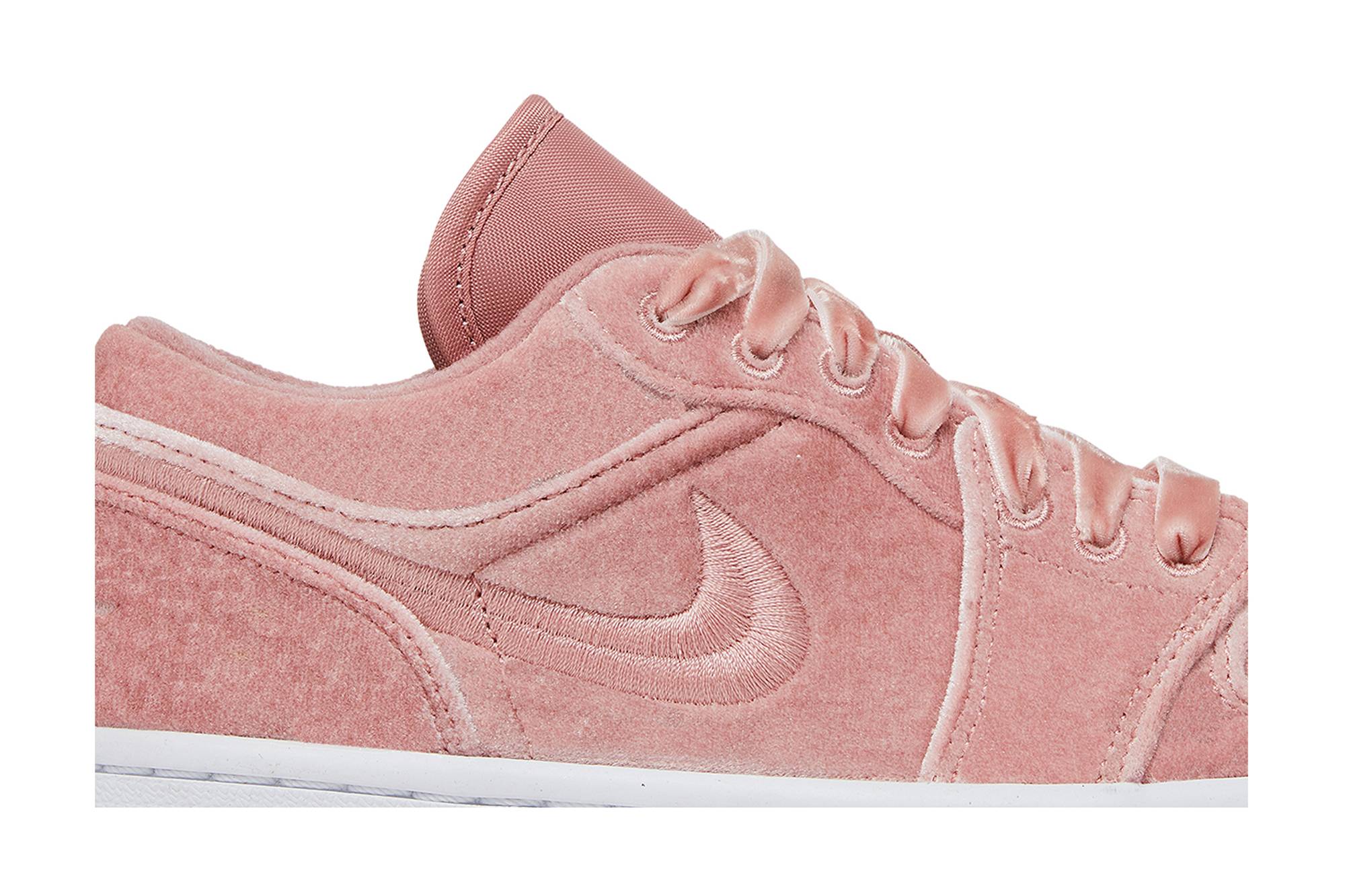 (Women) Air Jordan 1 Low Pink Velvet DQ8396-600 Nicesnk