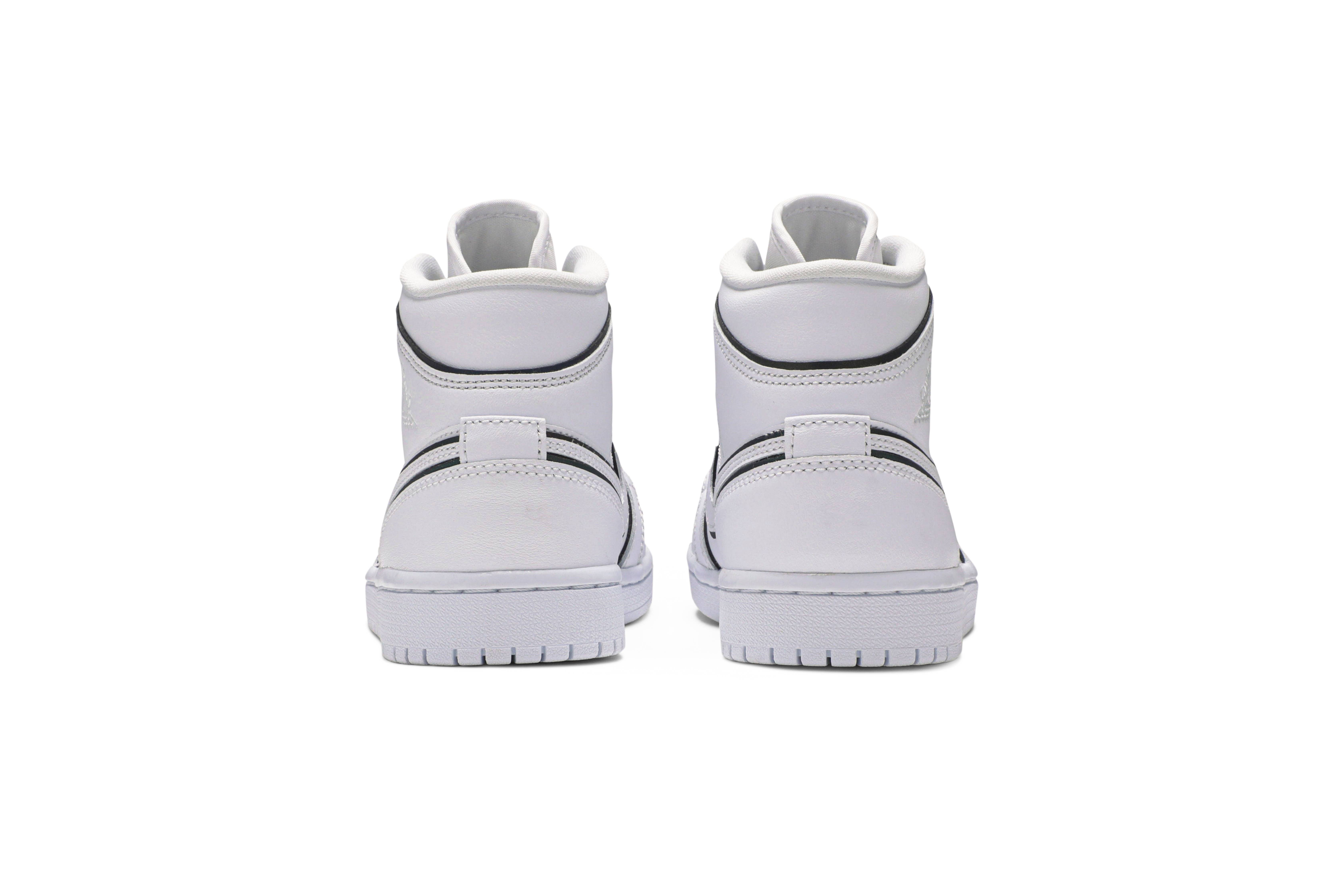 (Women) Air Jordan 1 Mid SE Iridescent Trim CK6587-100 Nicesnk