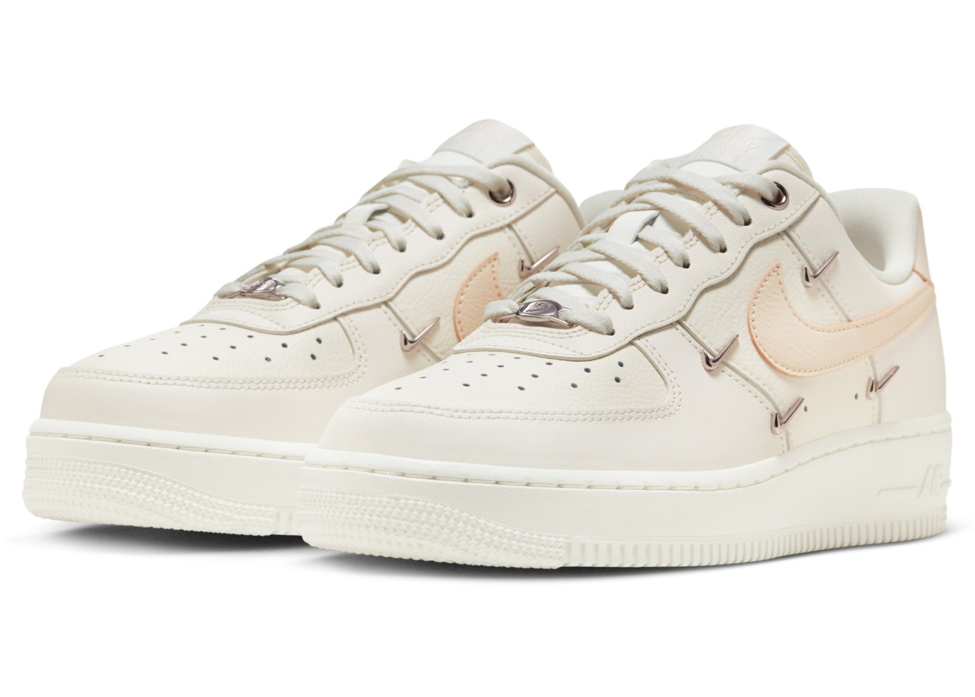 (Women) Nike Air Force 1 07 LX Mini Swoosh – Guava Ice FV8110-181 Nicesnk