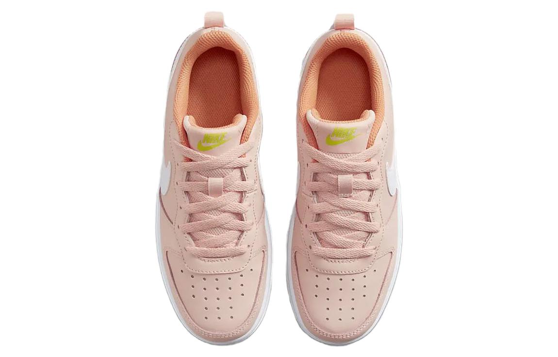 (Youth) Nike Court Borough Low 2 Pink White BQ5448-800 Nicesnk