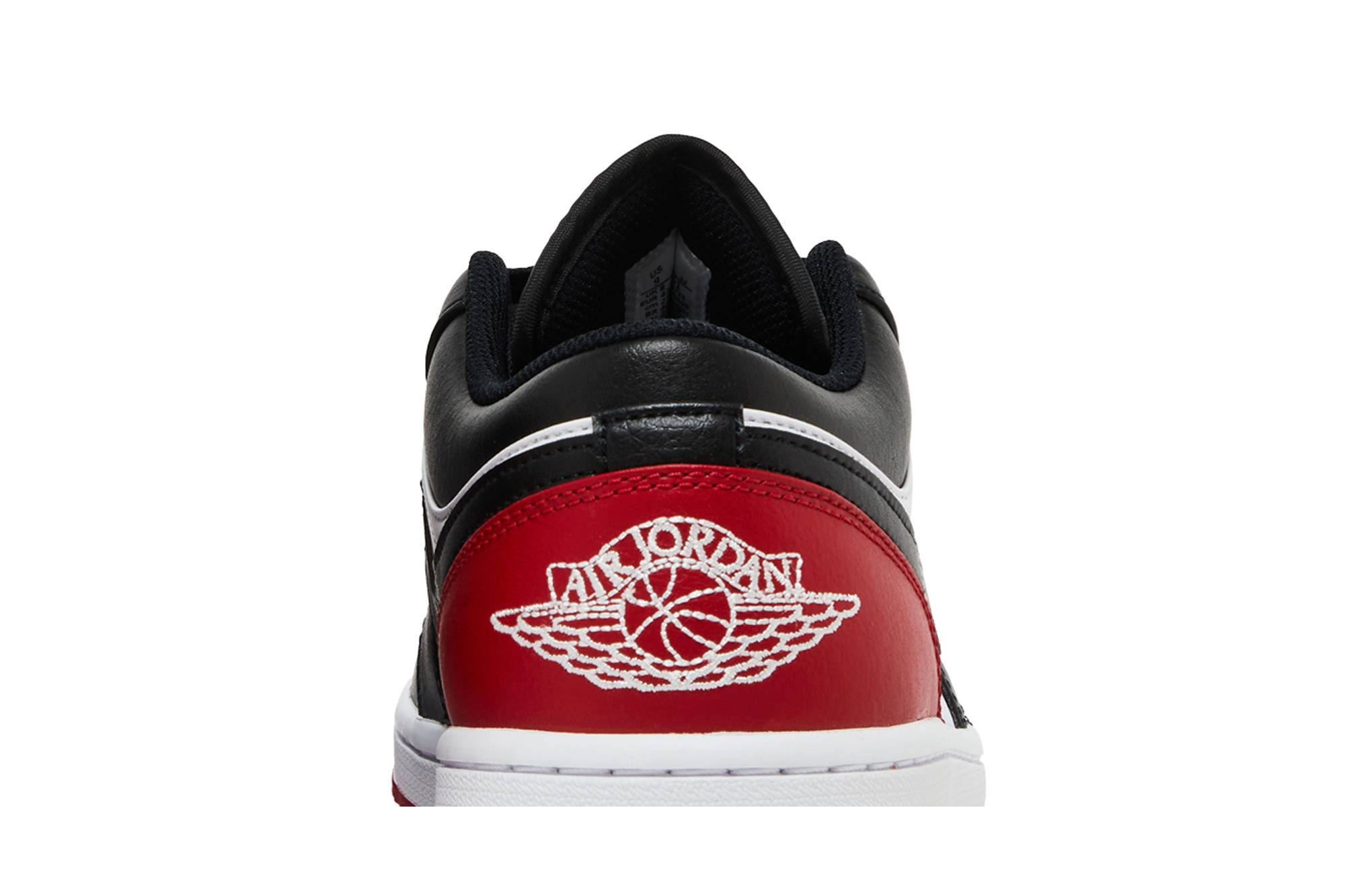 Air Jordan 1 Low Bred Toe 2.0 553558-161 Nicesnk