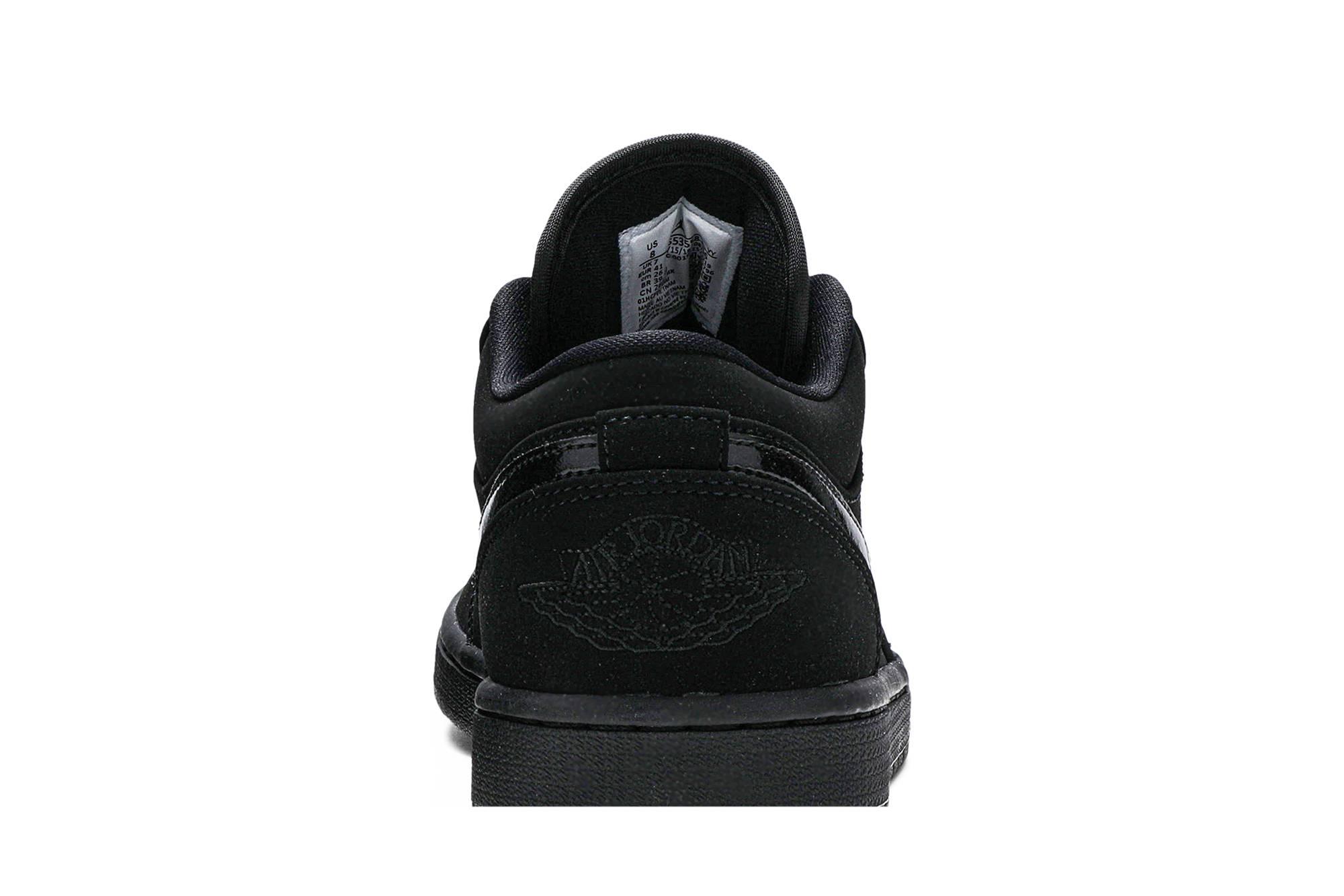 Air Jordan 1 Low Triple Black 2019 553558-056 Nicesnk