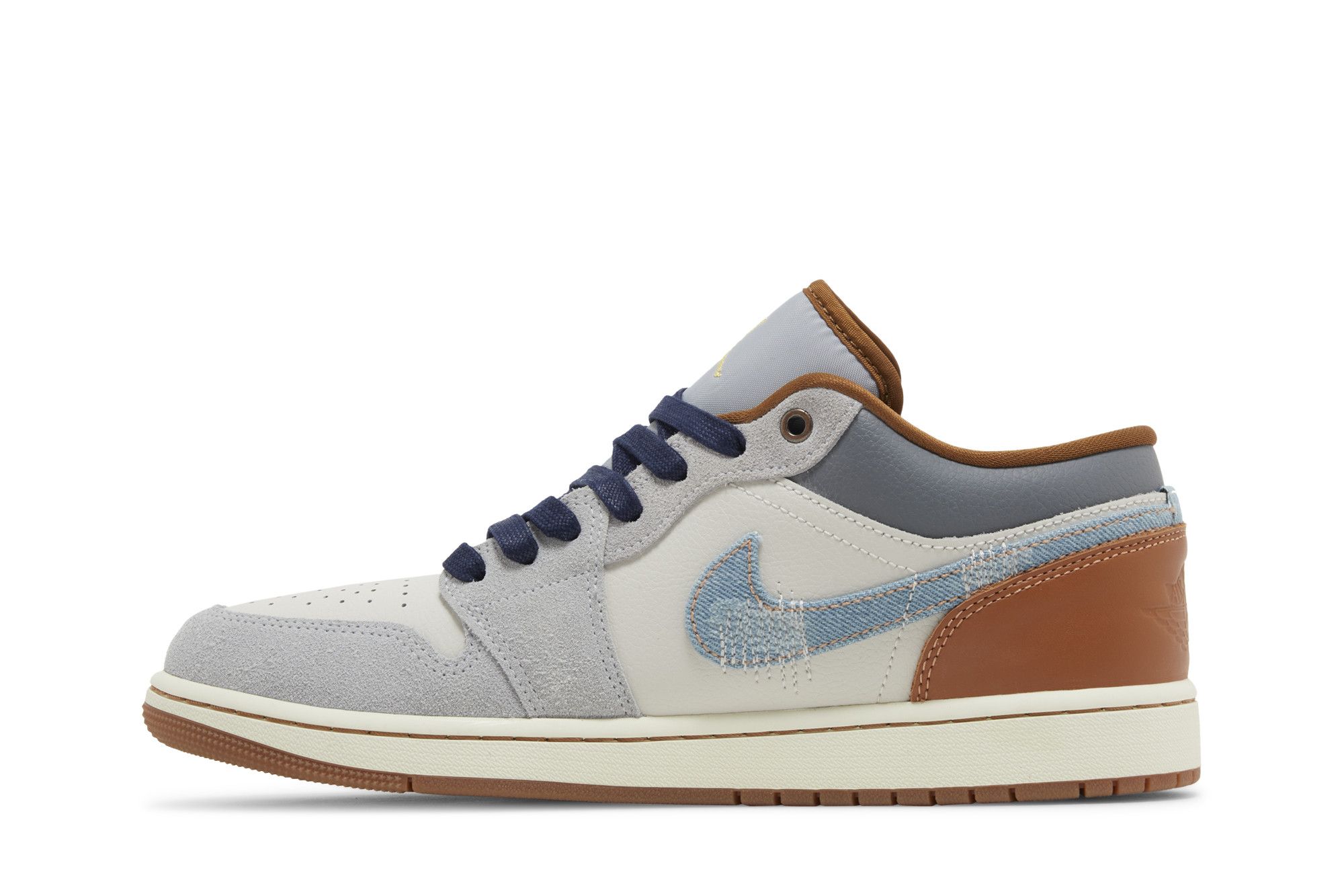 Air Jordan 1 Low SE Repaired Denim Swoosh FZ5042-041 Nicesnk