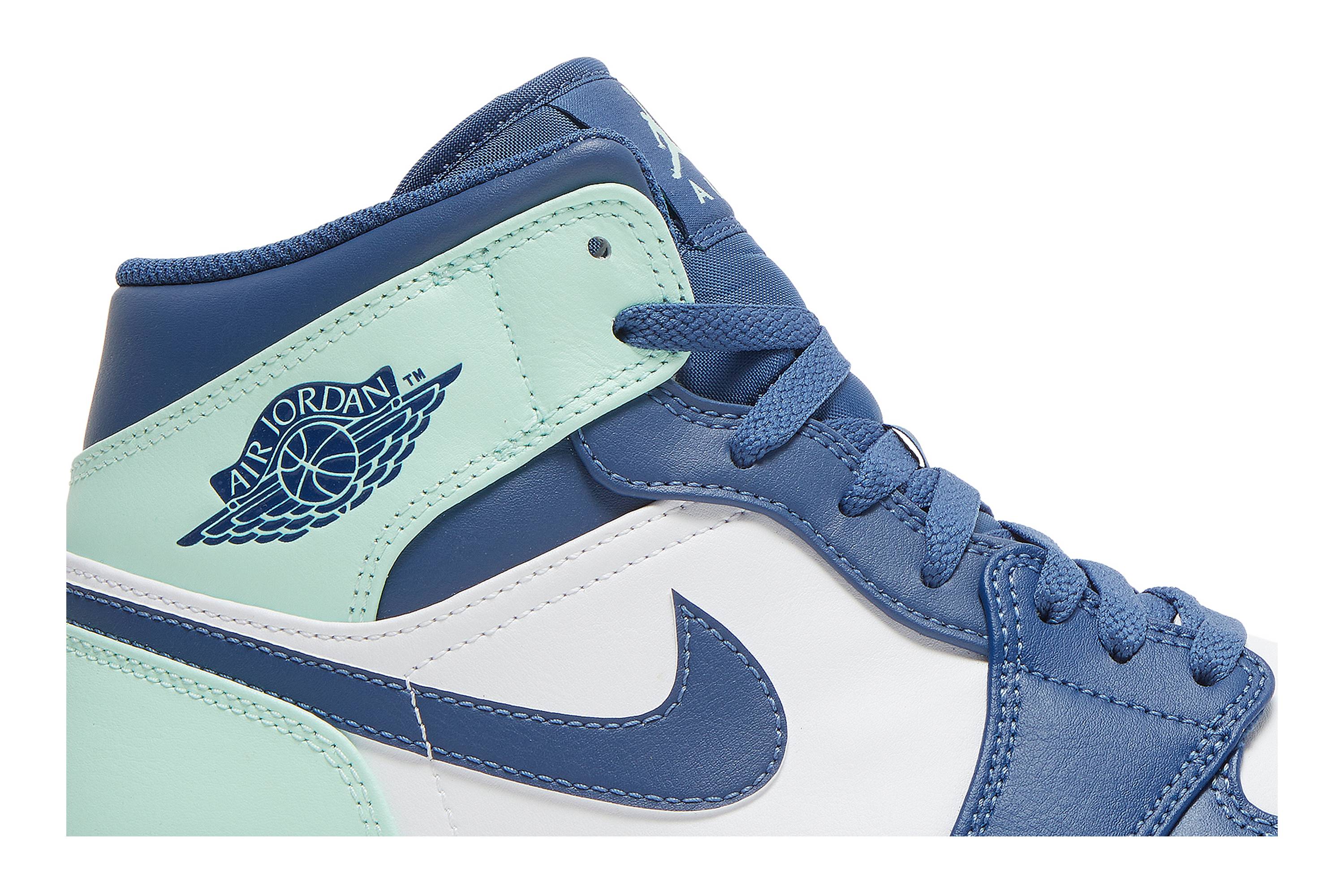 Air Jordan 1 Mid ‘Blue Mint’ 554724-413