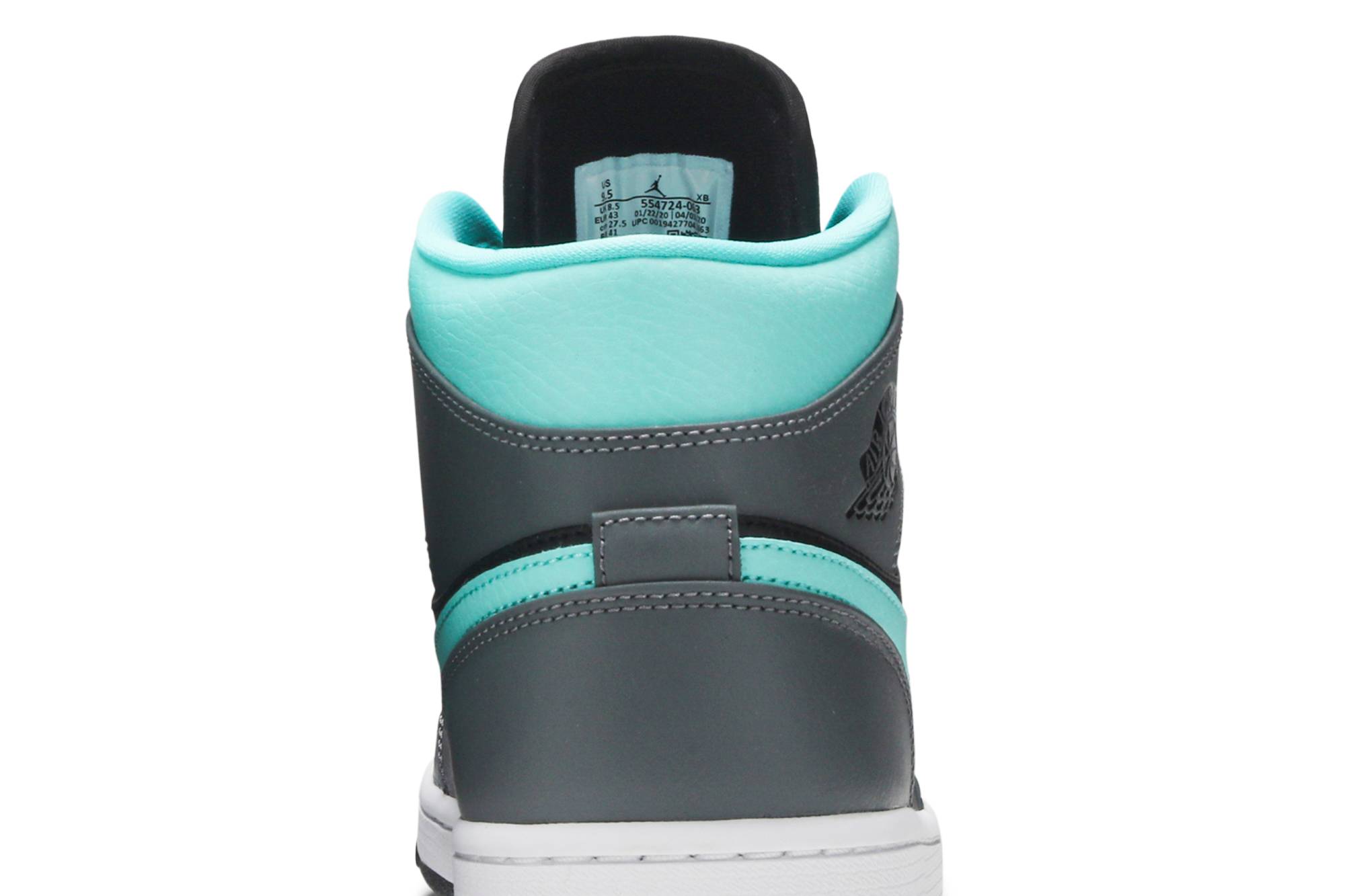 Air Jordan 1 Mid ‘Grey Aqua’ 554724-063