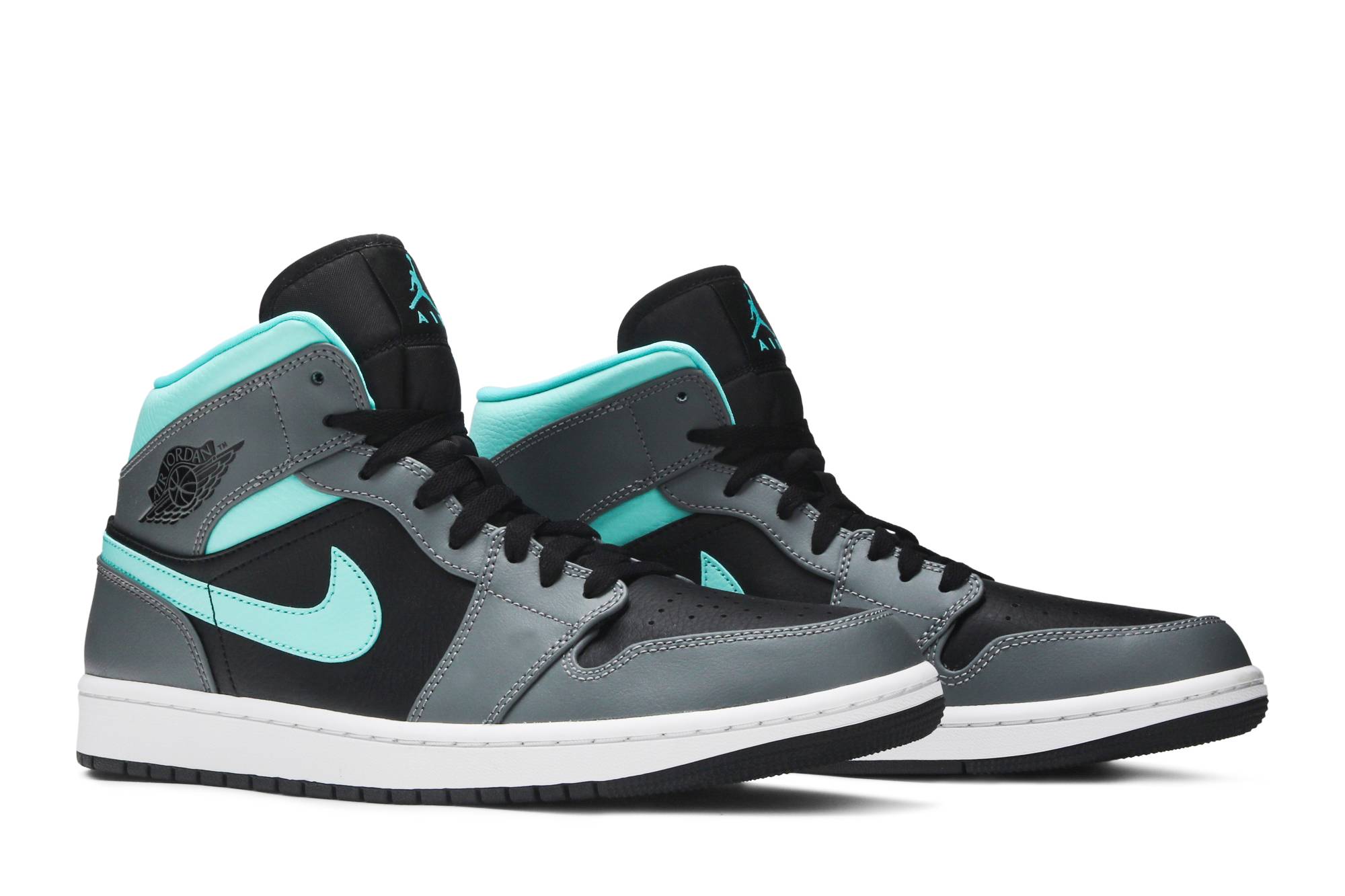 Air Jordan 1 Mid ‘Grey Aqua’ 554724-063