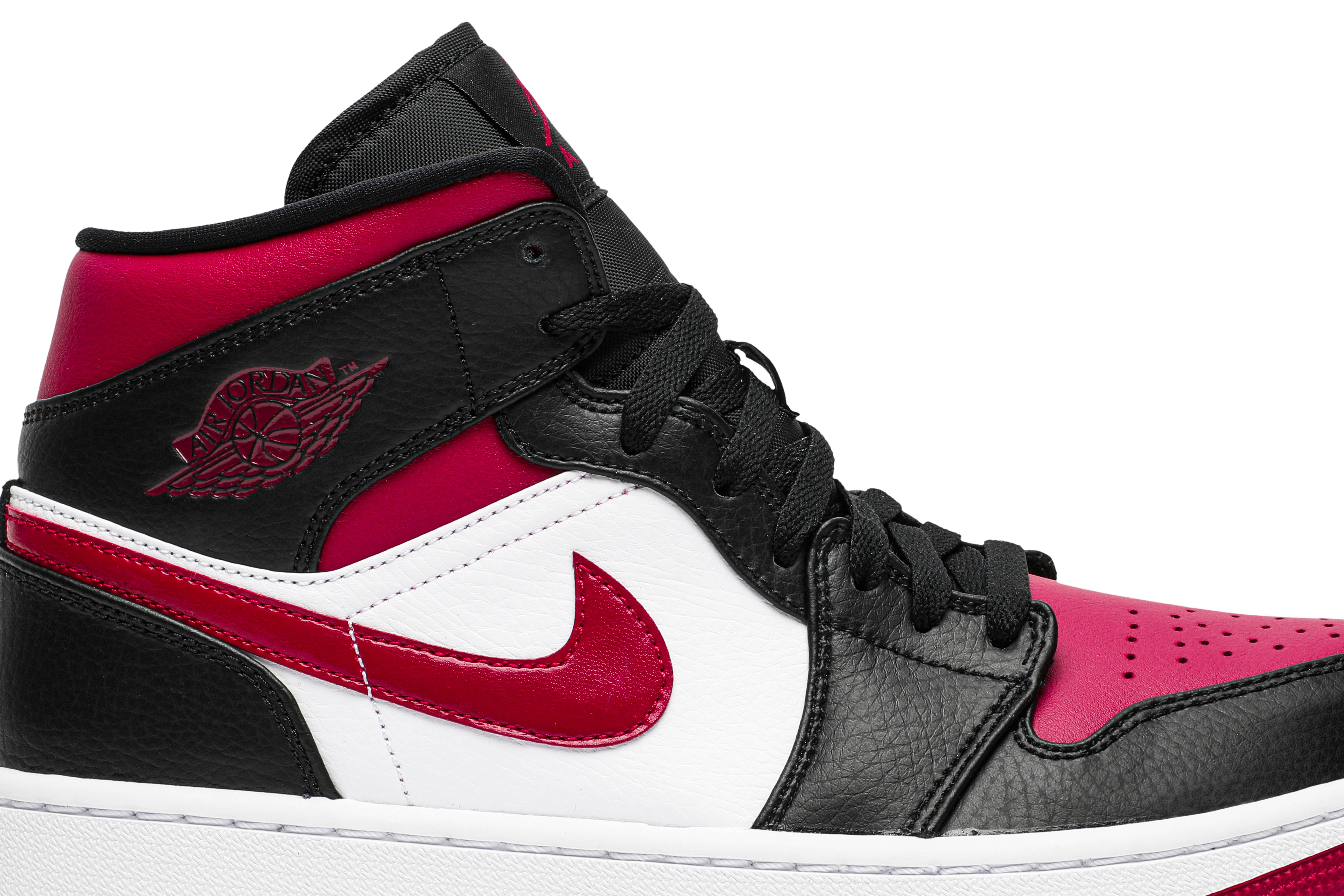 Air Jordan 1 Mid Noble Red 554724-066 Nicesnk