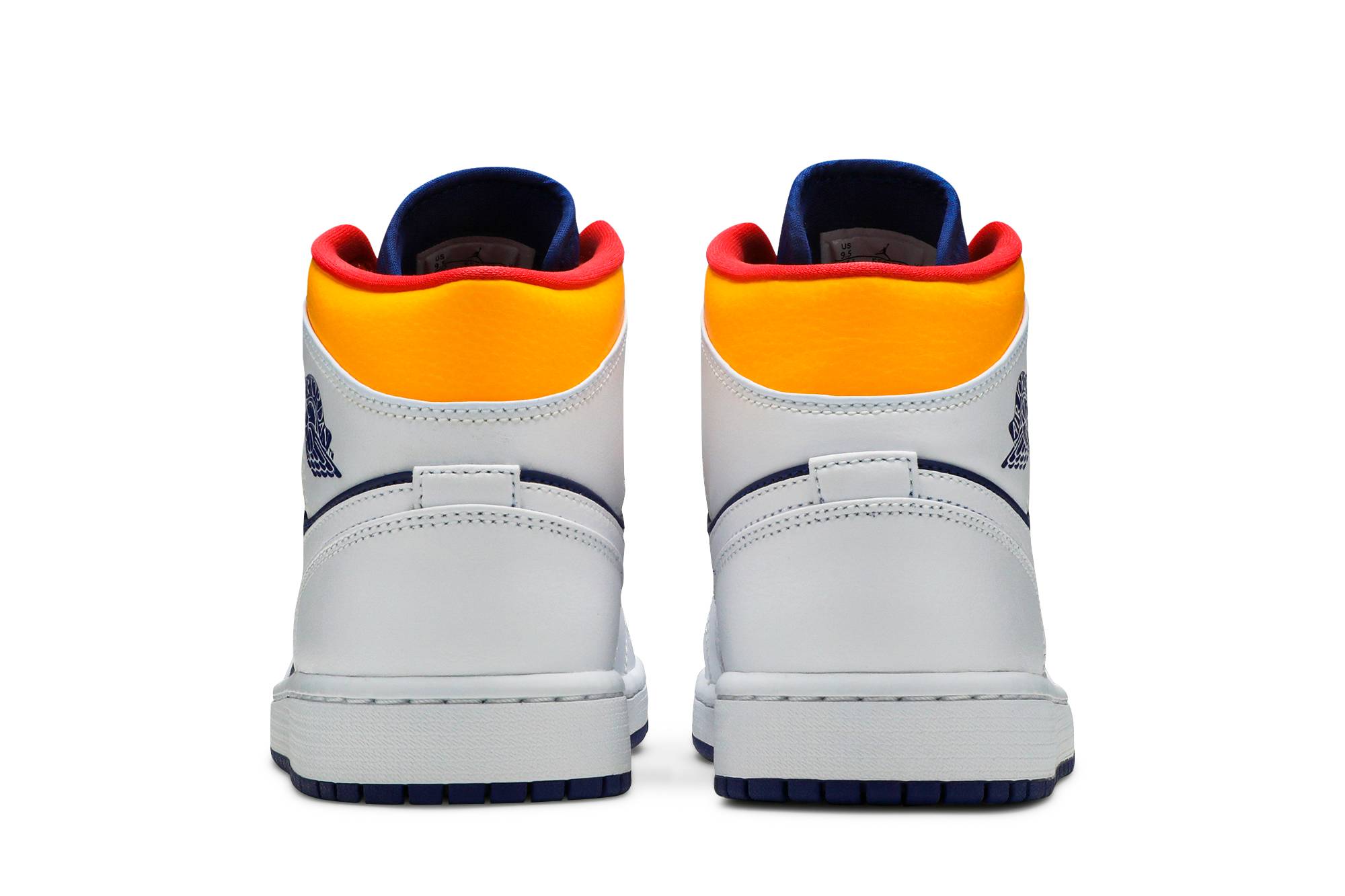 Air Jordan 1 Mid White Deep Royal Blue 554724-131 Nicesnk