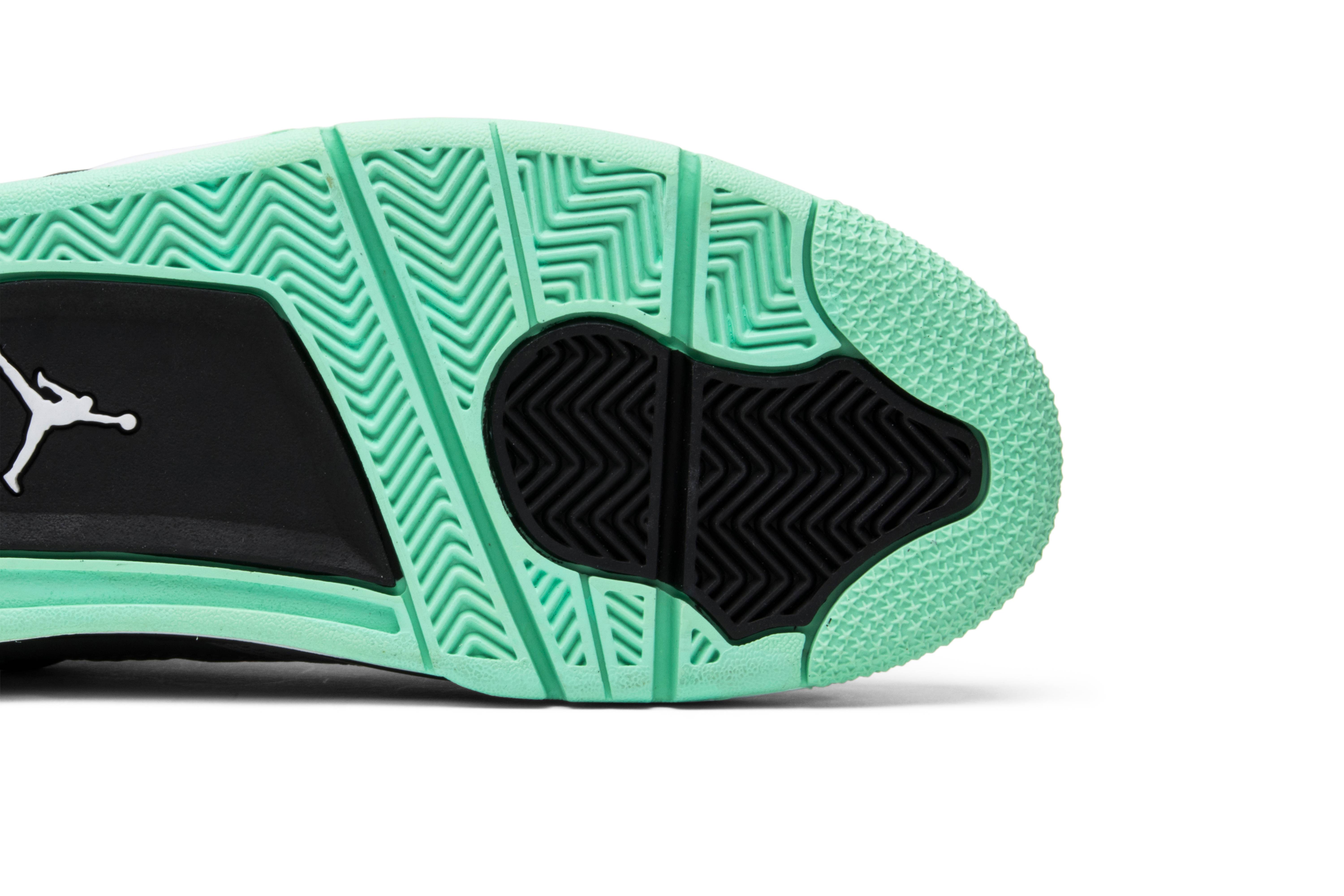 Air Jordan 4 Retro Green Glow 308497-033 Nicesnk