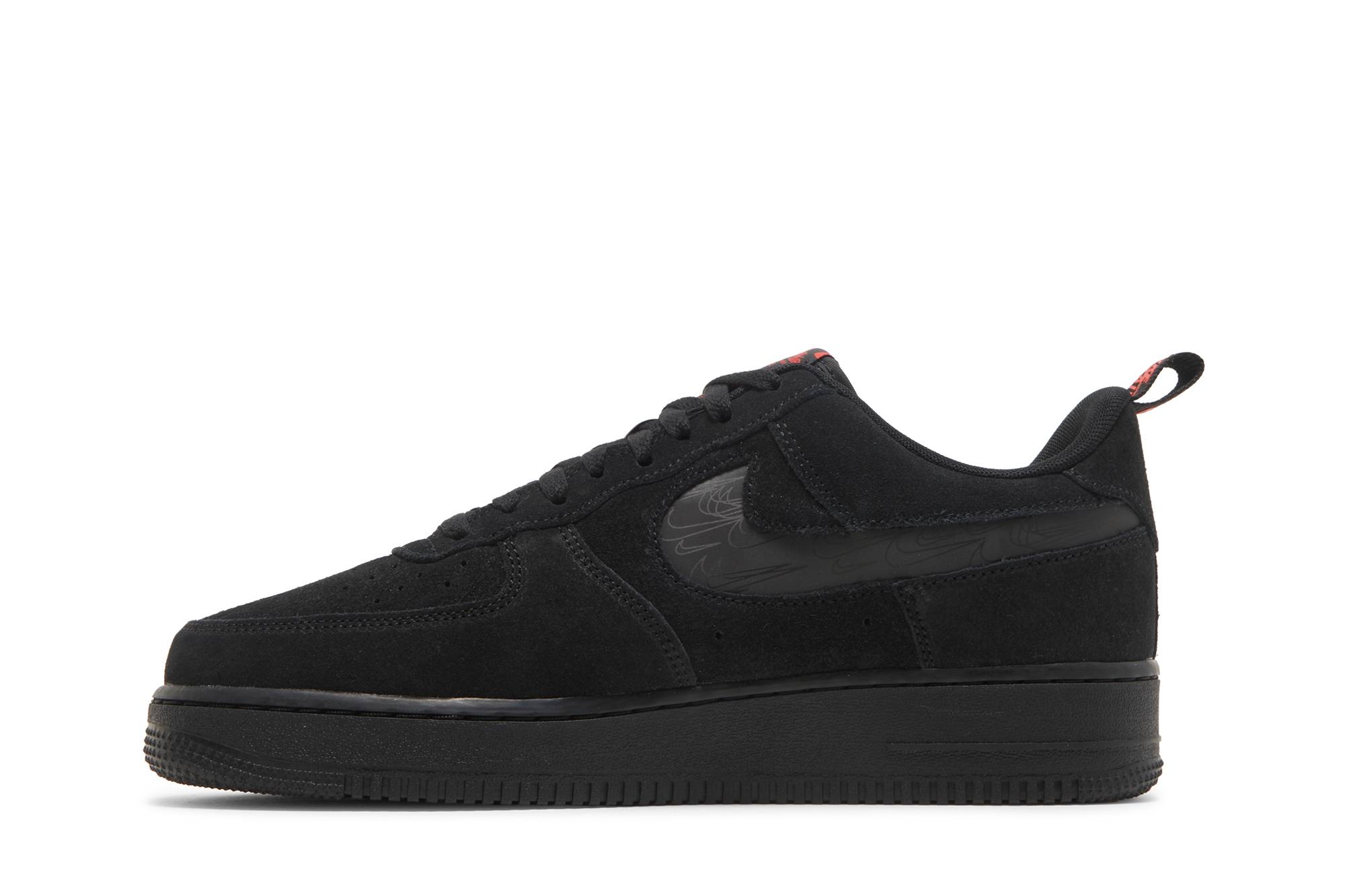 Nike Air Force 1 Low ‘Multi-Swoosh Black Orange’ DZ4514-001