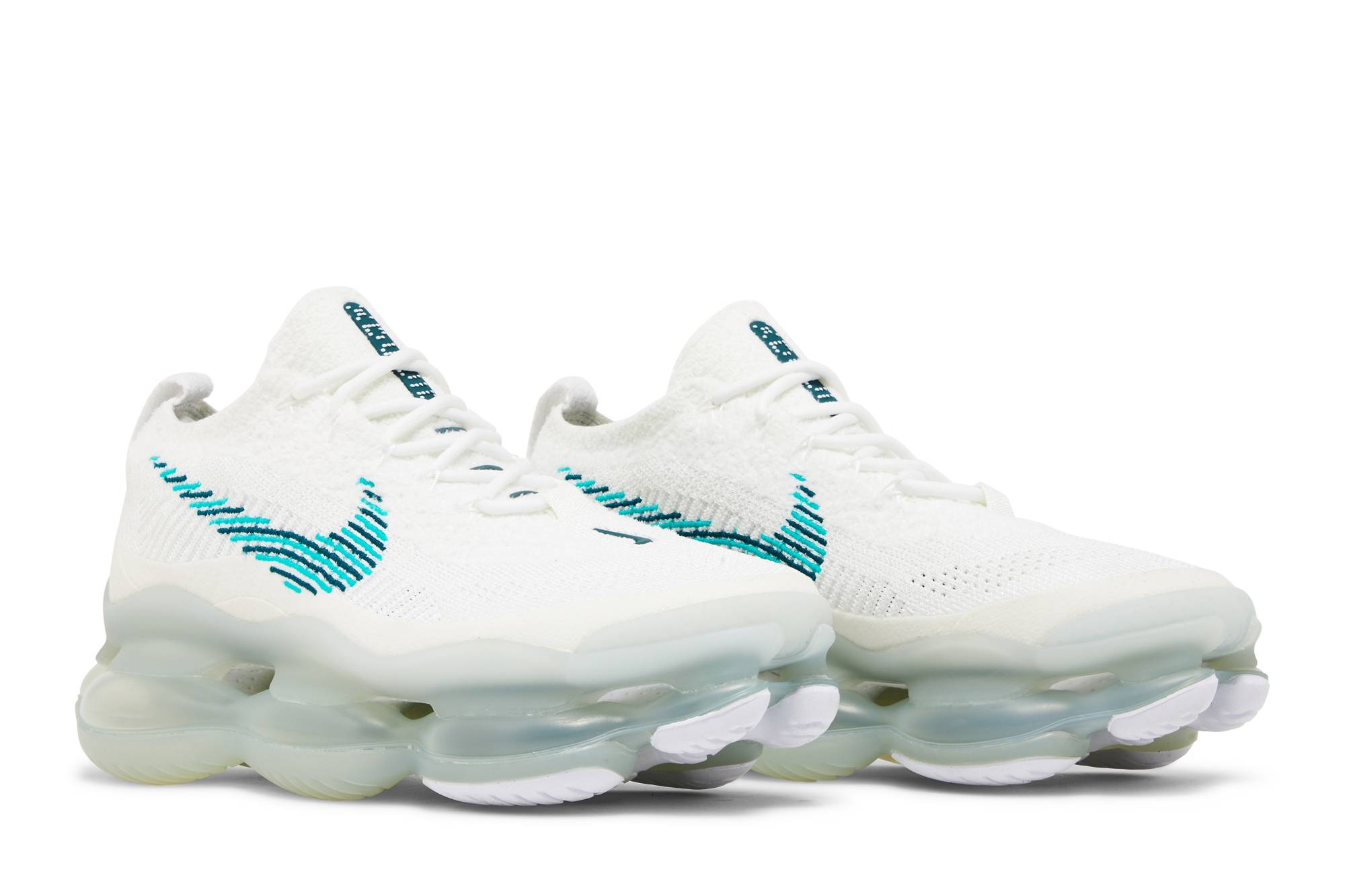 Nike Air Max Scorpion Flyknit White Clear Emerald DJ4701-100 Nicesnk