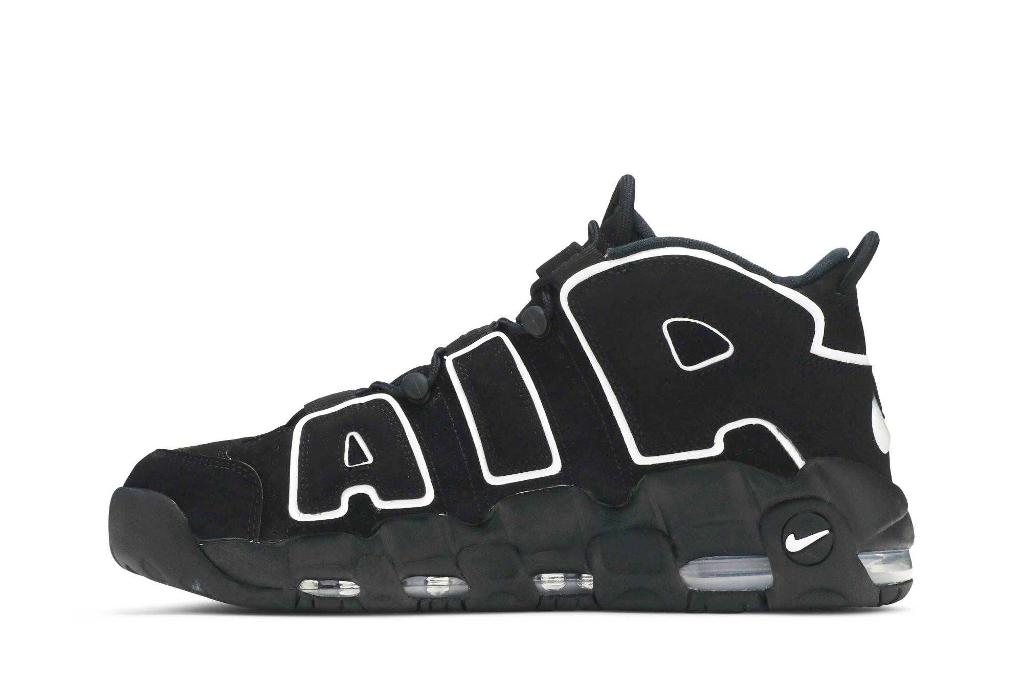 Nike Air More Uptempo ‘Black White’ 2016/2020 [also worn by BTS J-Hope] 414962-002
