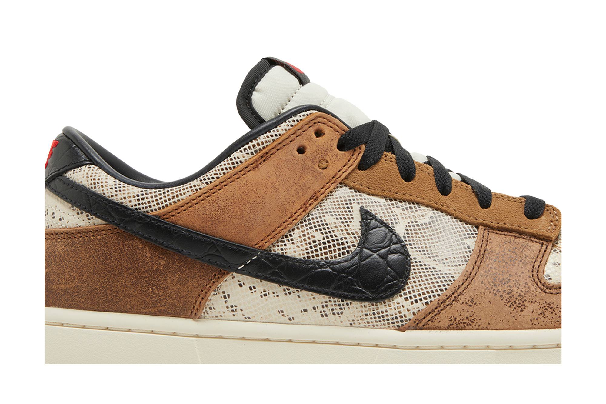 Nike Dunk Low Premium Brown Snakeskin FJ5434-120 Nicesnk